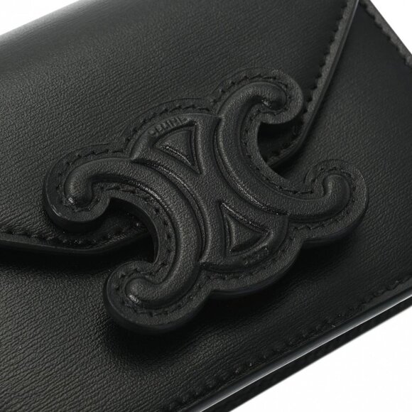 CELINE Mini Chain Bag Triomphe Black/Noir shoulder bag 800000128679000 - Picture 6 of 10